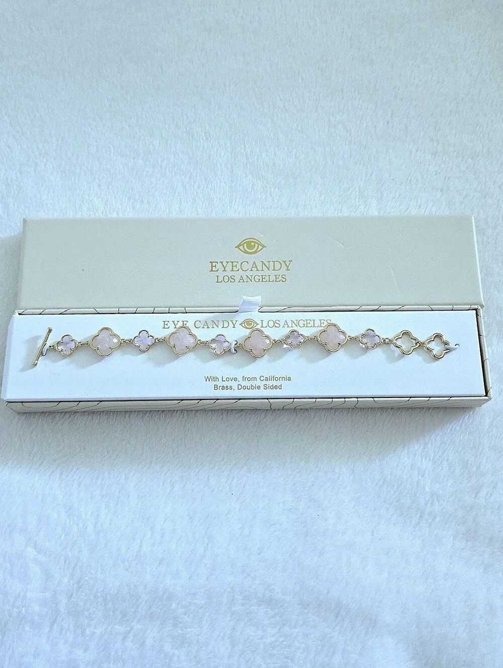 Eye Candy Multi Clover🍀 Toggle Bracelet - NIB